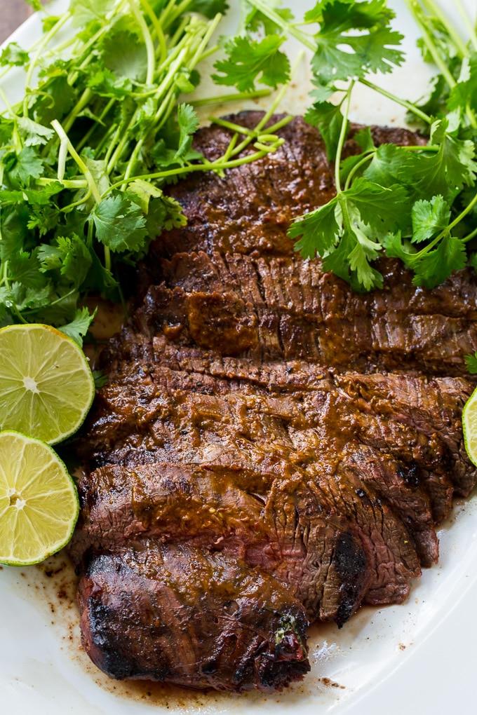 Chipotle Lime grilled Flank Steak