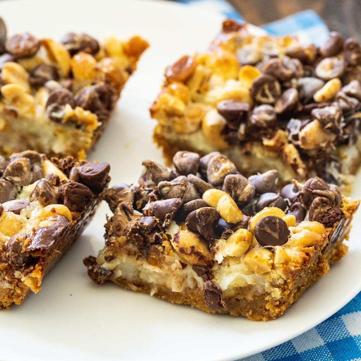 Chocolate and Peanut Graham Bars