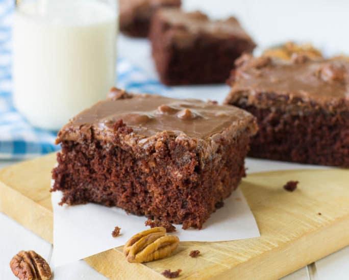 Chocolate Buttermilk Cake with Frosting