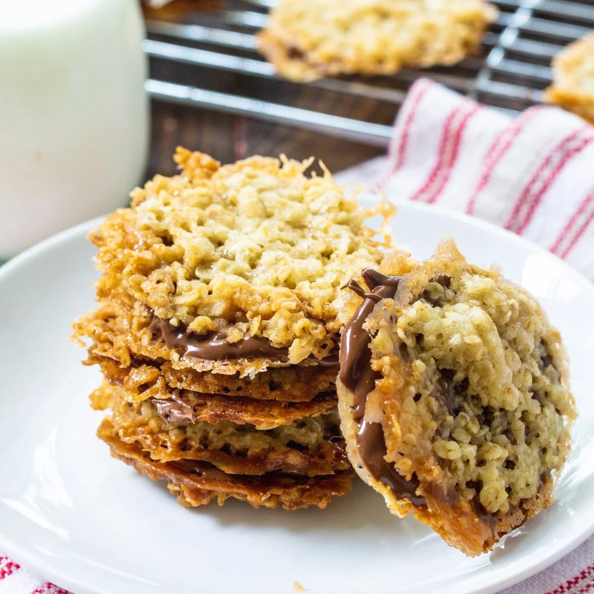 Chocolate Florentine Cookies
