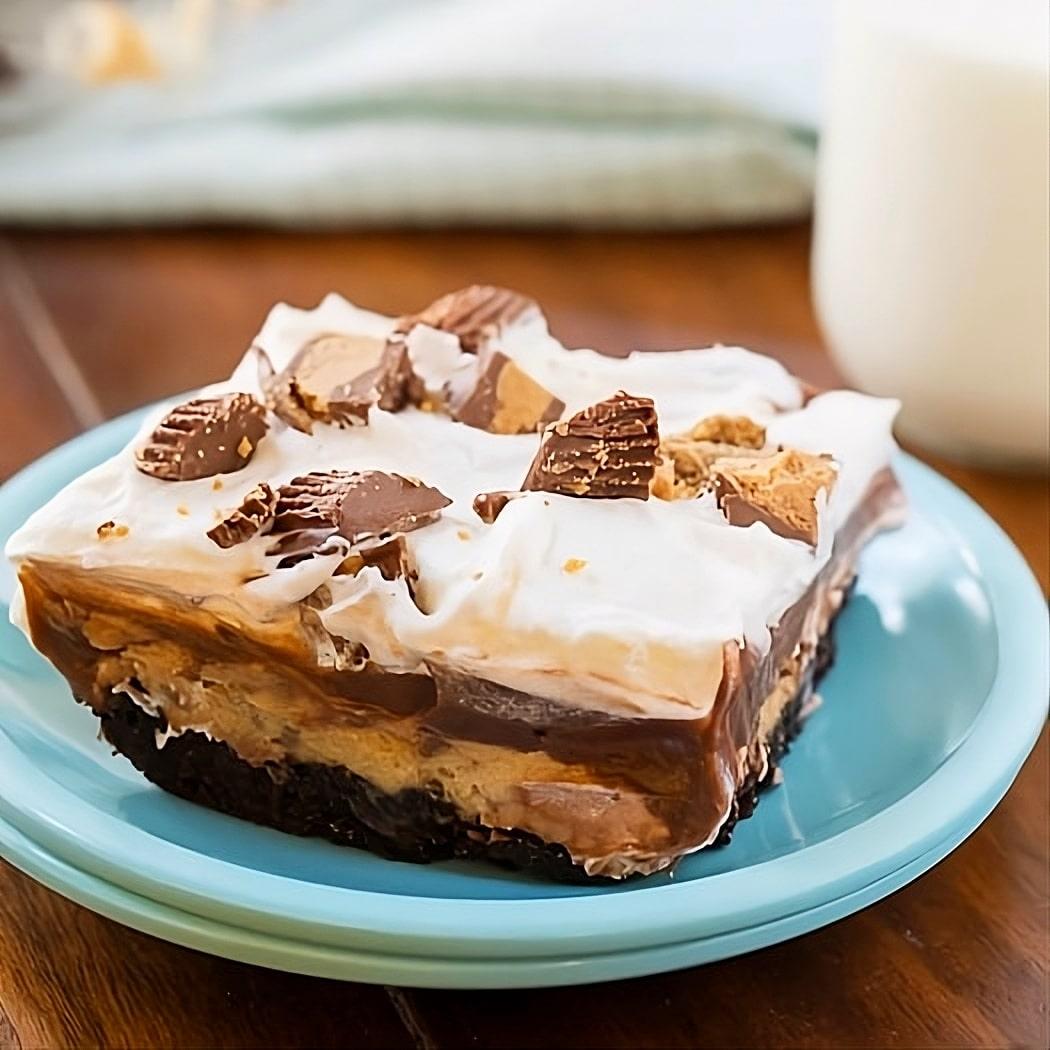 Chocolate Peanut Butter Layer Dessert