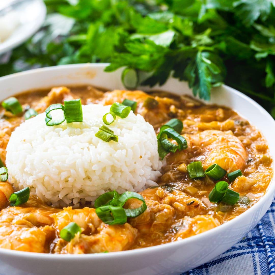 Crab and Shrimp Etouffee