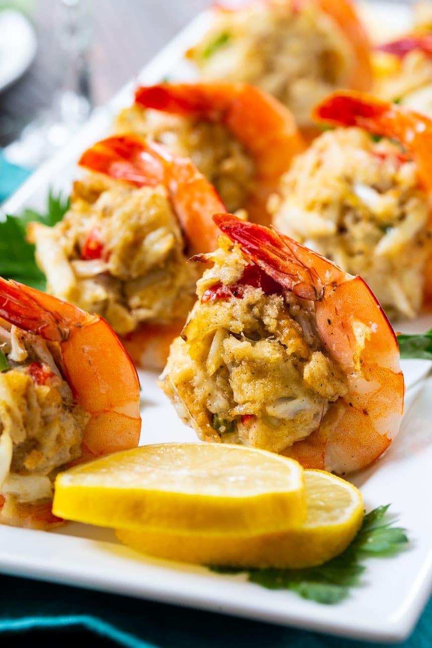 Crab Cake Stuffed Shrimp