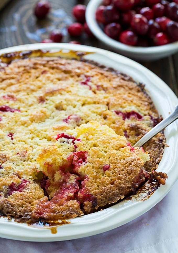 Cranberry Walnut Cobbler