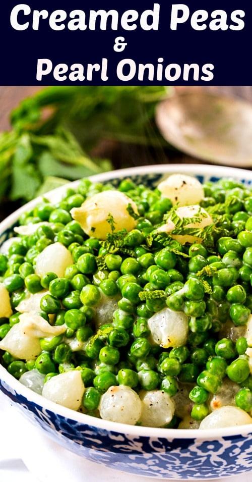 Creamed Peas and Pearl Onions