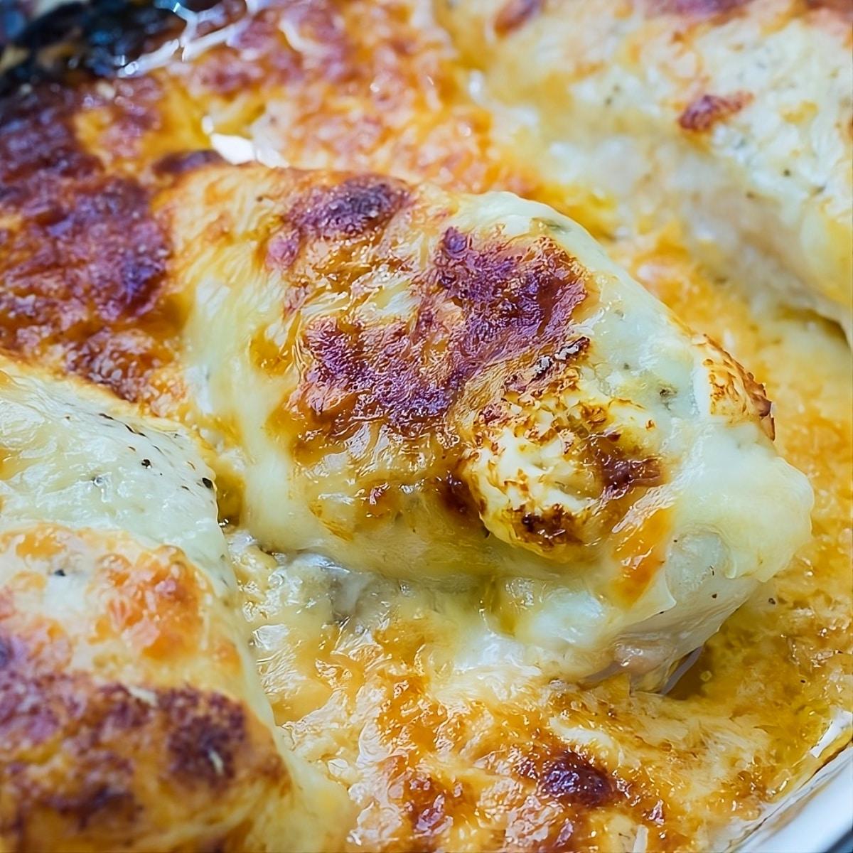Creamy Baked Swiss Chicken