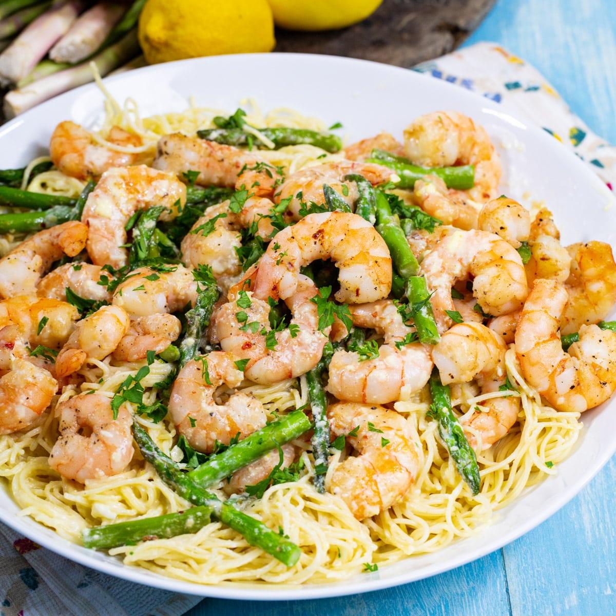 Creamy Lemon Shrimp Pasta