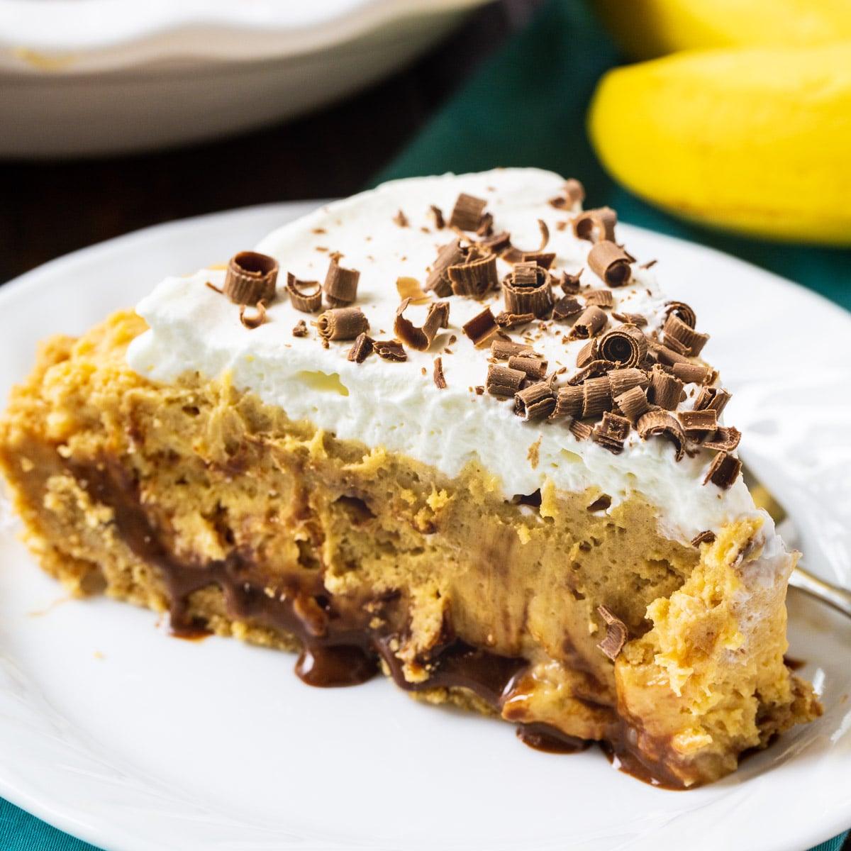 Creamy Peanut Butter Banana Pie
