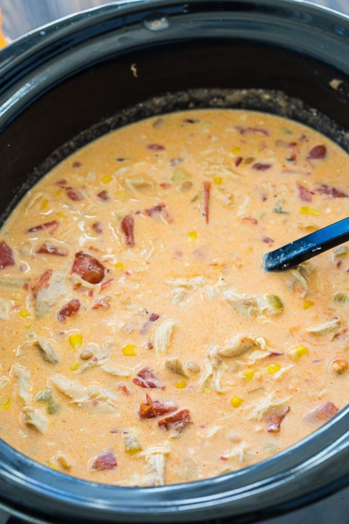 Crock Pot Buffalo Chicken Chili