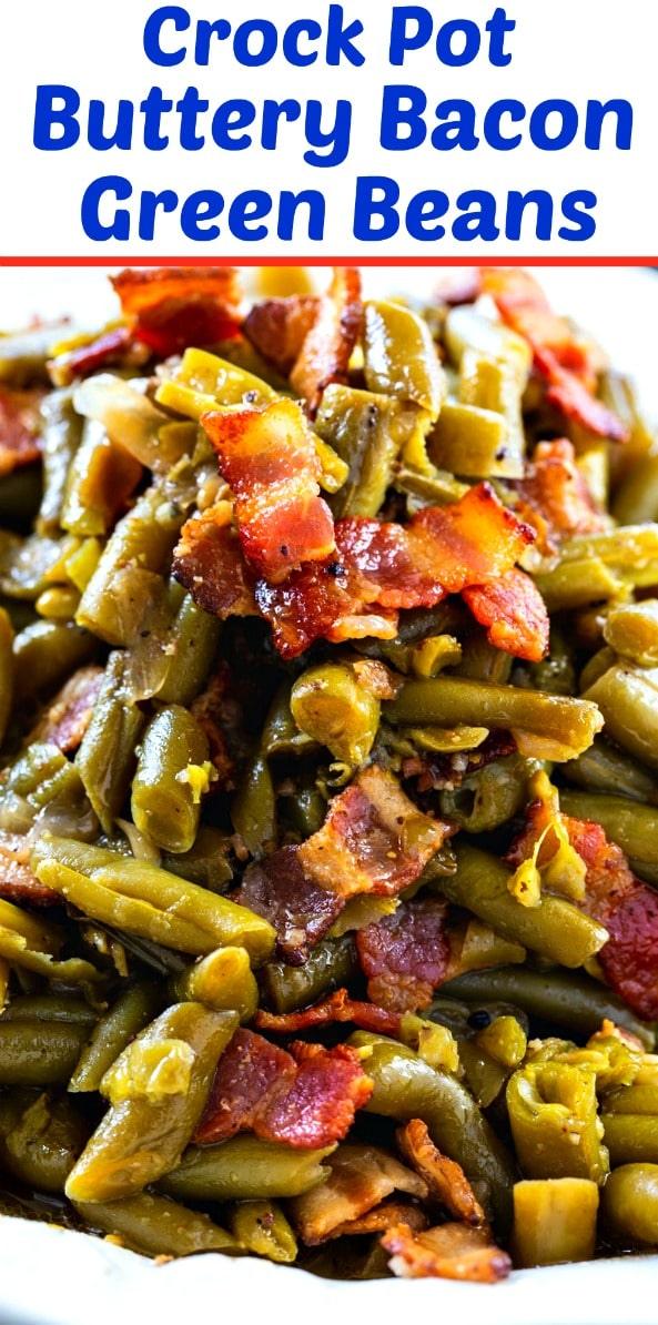 Slow Cooker Green Beans with Bacon