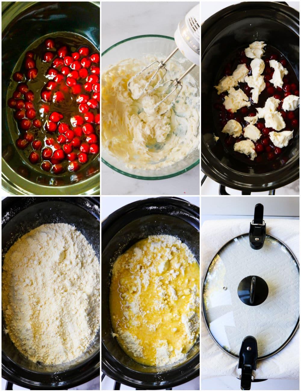 Collage showing the recipe steps.
