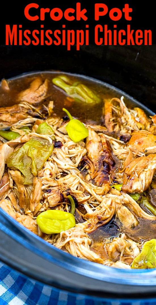 Crockpot Mississippi Chicken