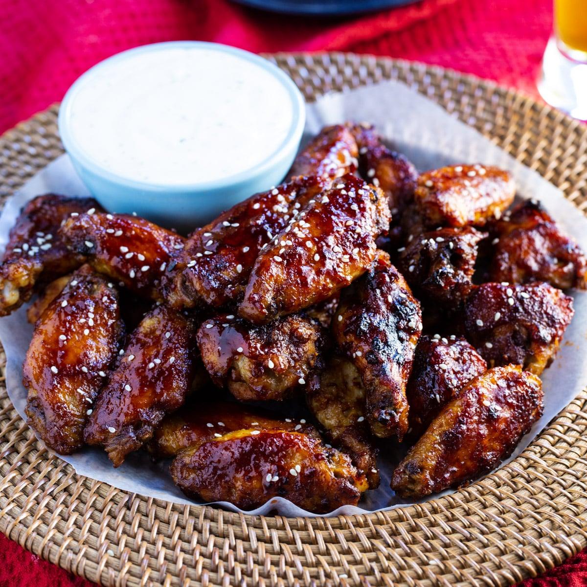 Crock Pot Sweet and Spicy Sticky Wings