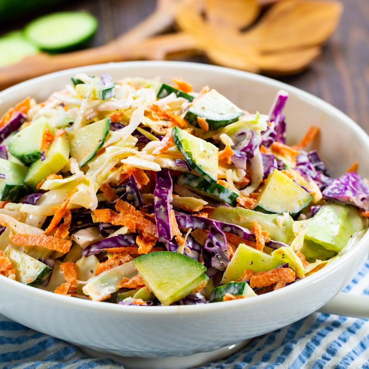 Cucumber Coleslaw