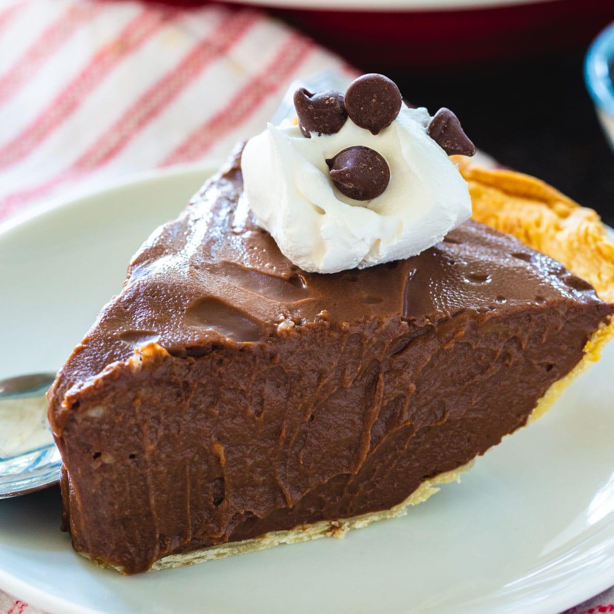 Dark Chocolate Pie