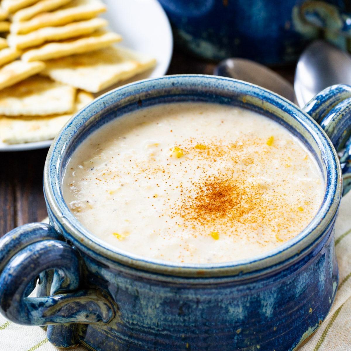 Easy Corn and Crab Chowder