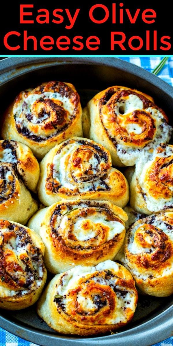 Easy Olive Cheese Rolls