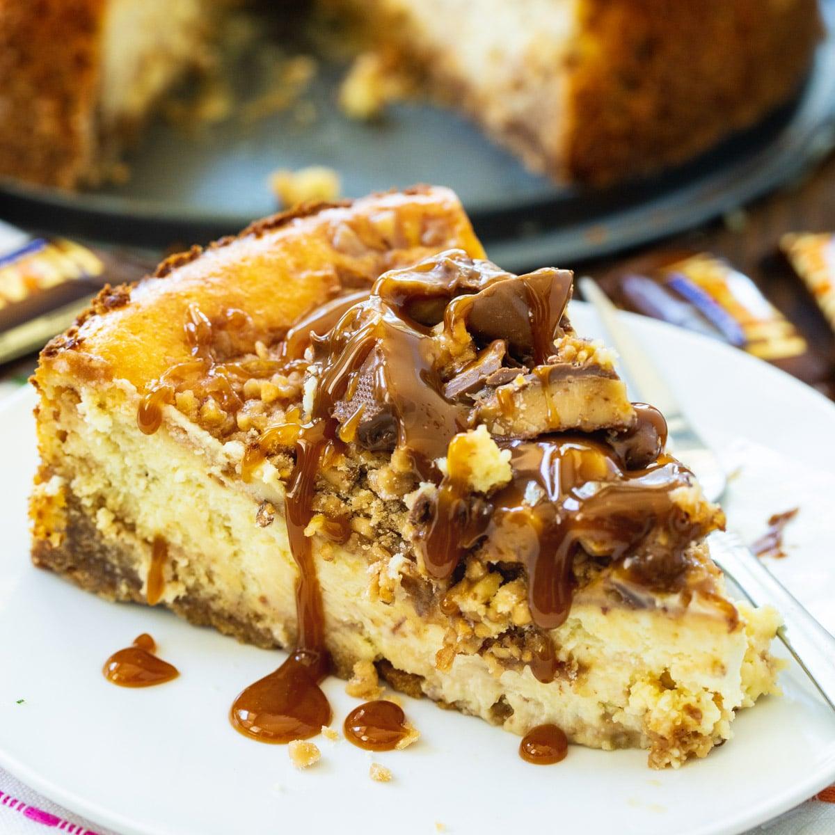 English Toffee Cheesecake