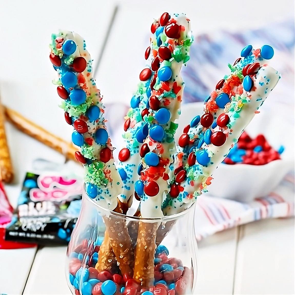 Firecracker Pretzel Rods