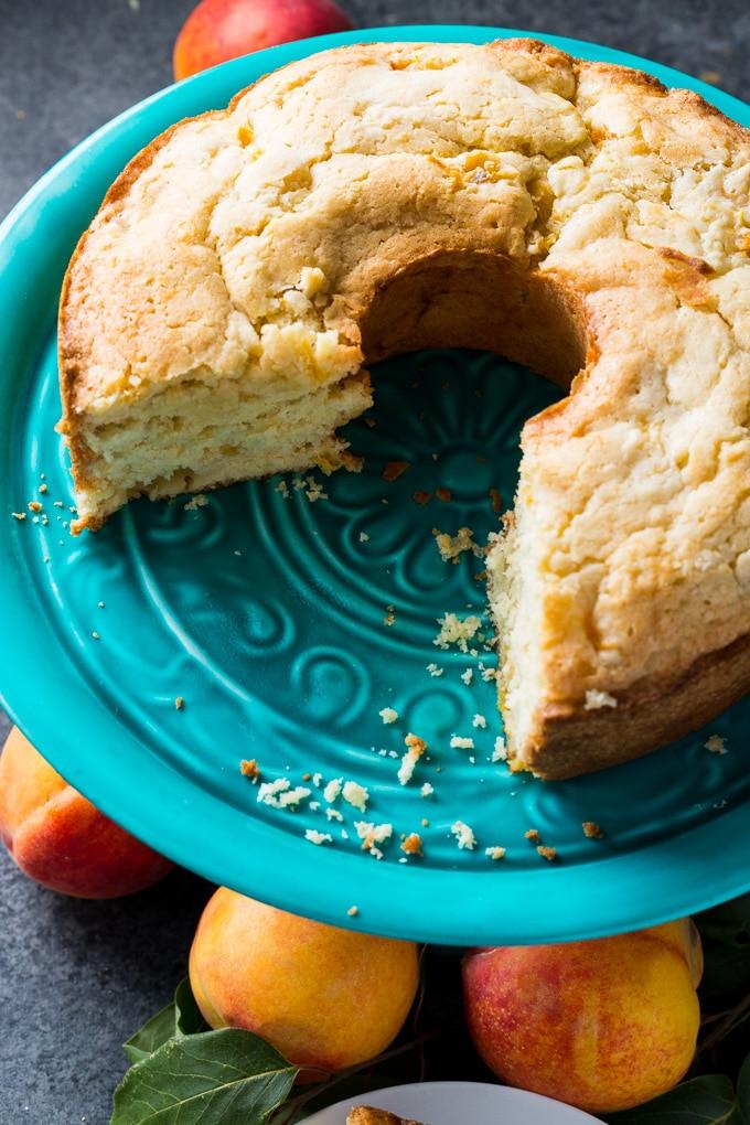 Georgia Peach Pound Cake