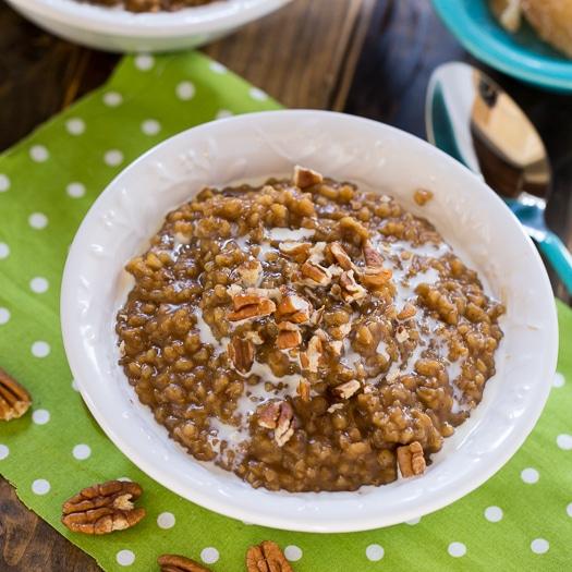 Gingerbread Steel-Cut Oatmeal