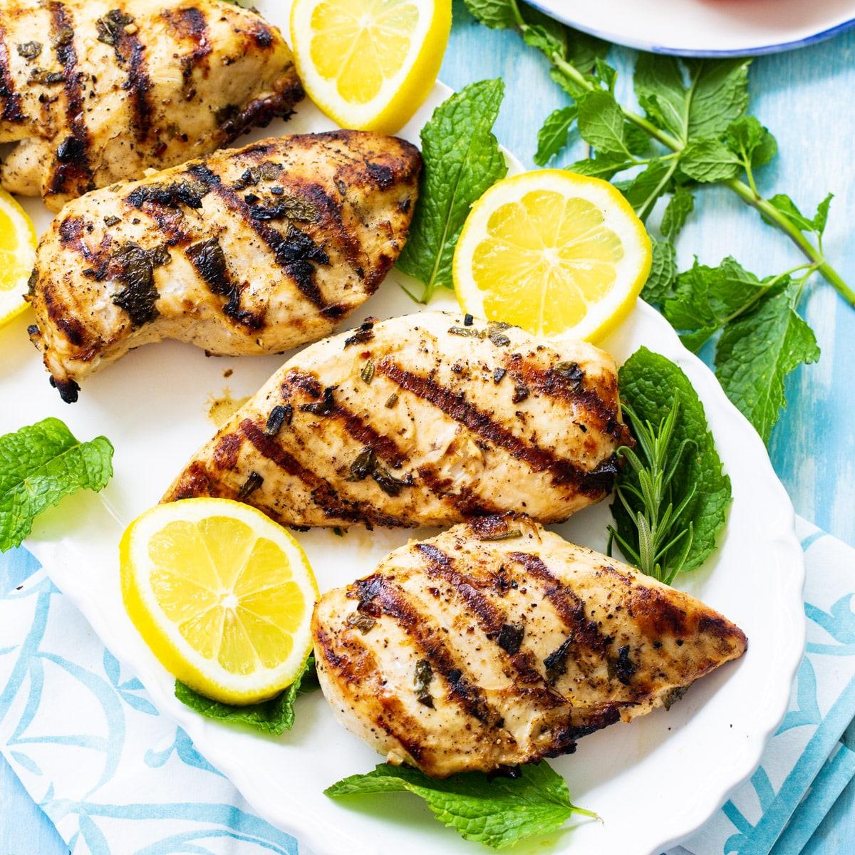 Greek Lemon Mint Marinade