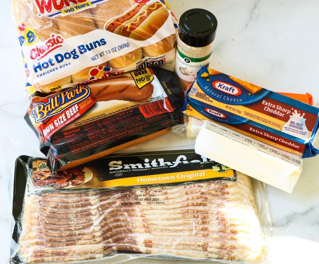 Ingredients needed for recipe.