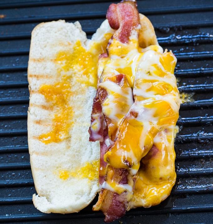 Grilled Cheese Hot Dogs