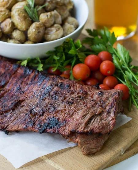 Bloody Mary Skirt Steak