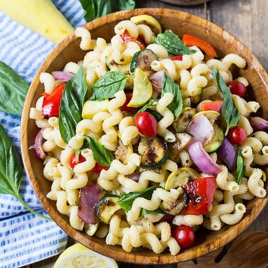 Grilled Summer Vegetable Pasta Salad