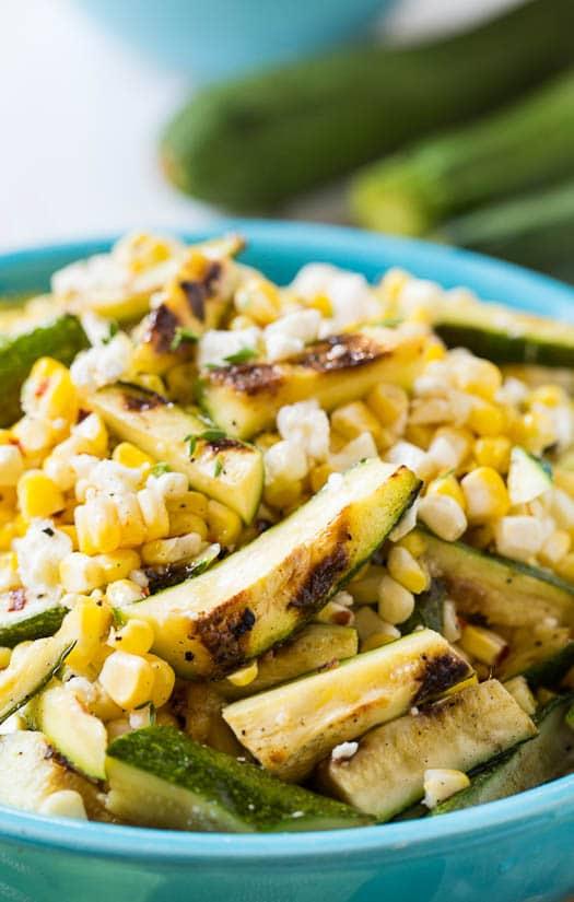 Grilled Zucchini-Corn Salad