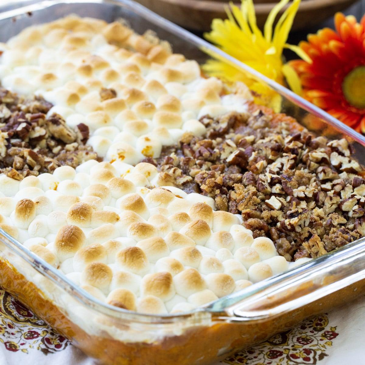 Have it Both Ways Sweet Potato Casserole
