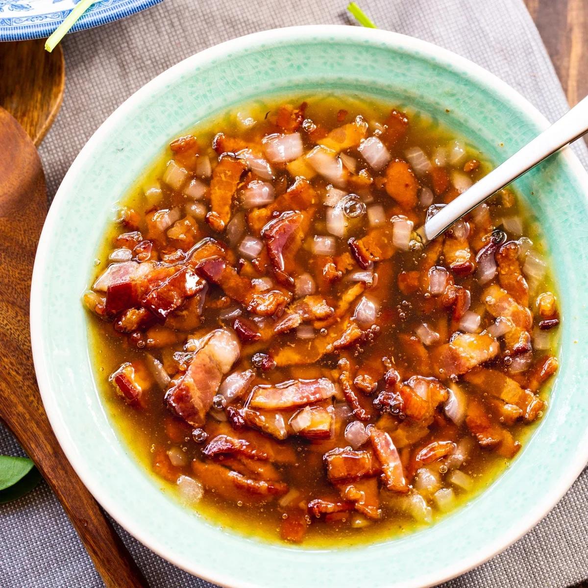 Hot Bacon Dressing