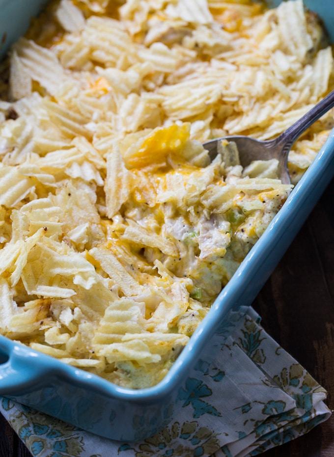 Hot Chicken Salad casserole