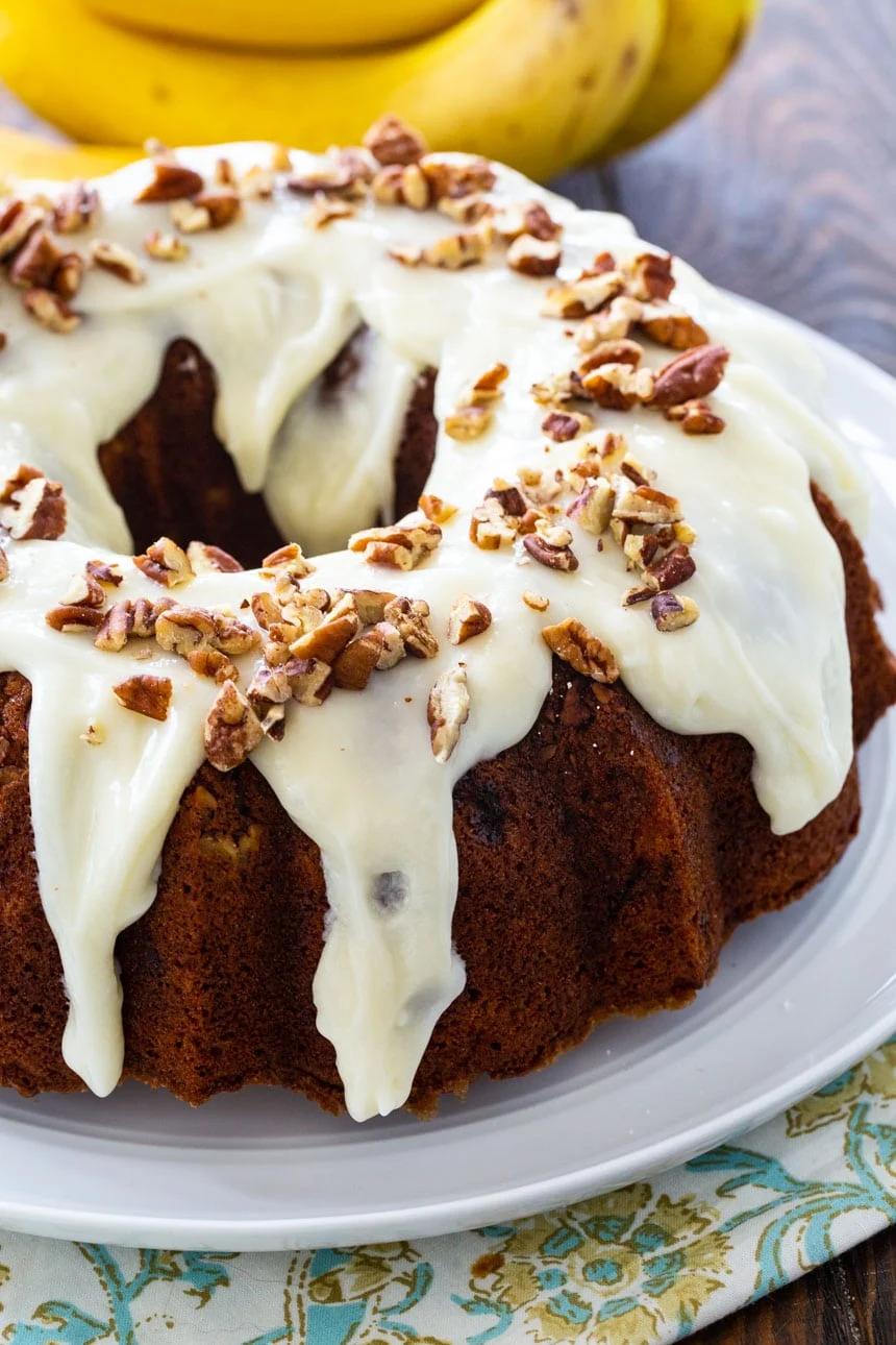 Bundt Cake with Hummingbird Flavors