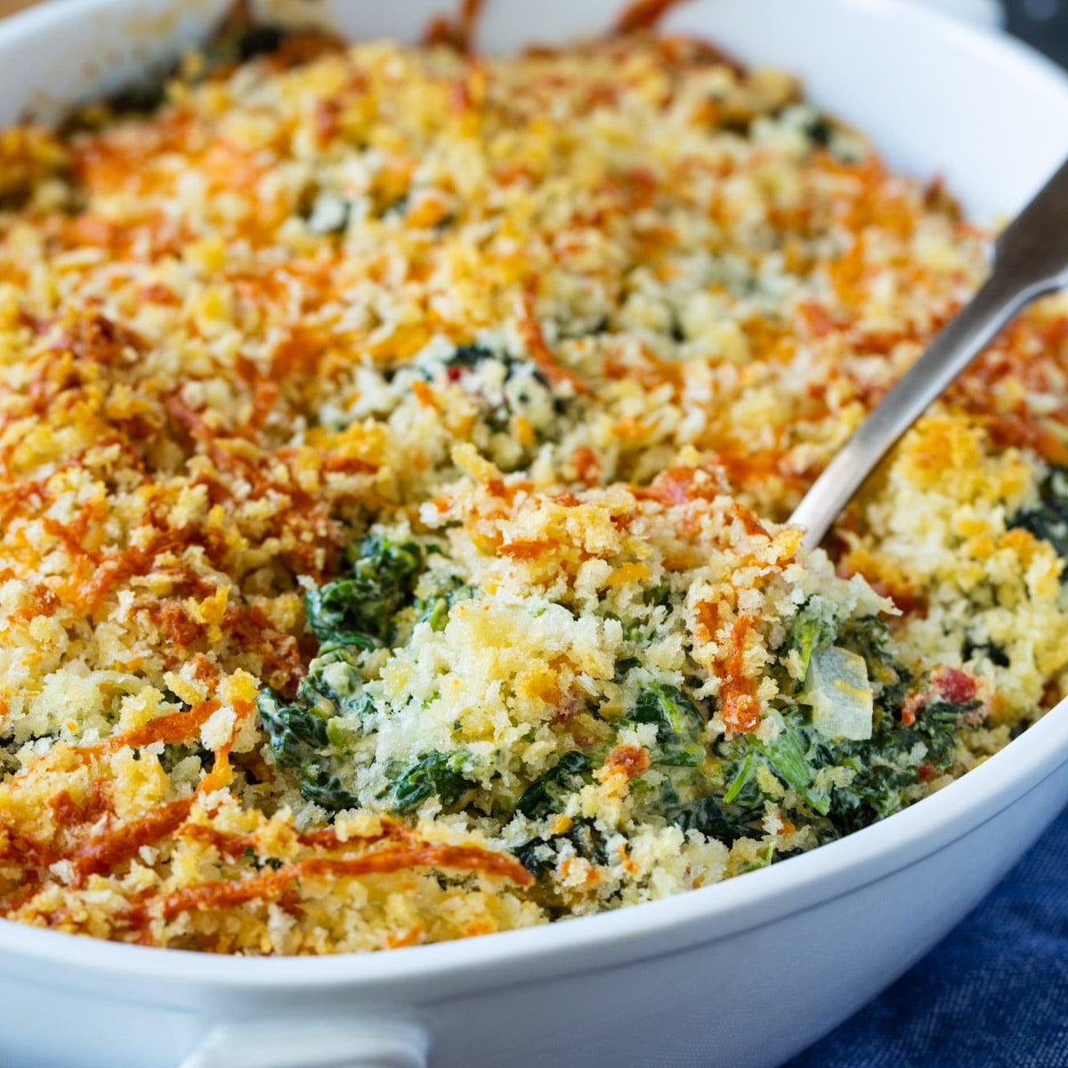 Pimento Cheese Creamed Spinach