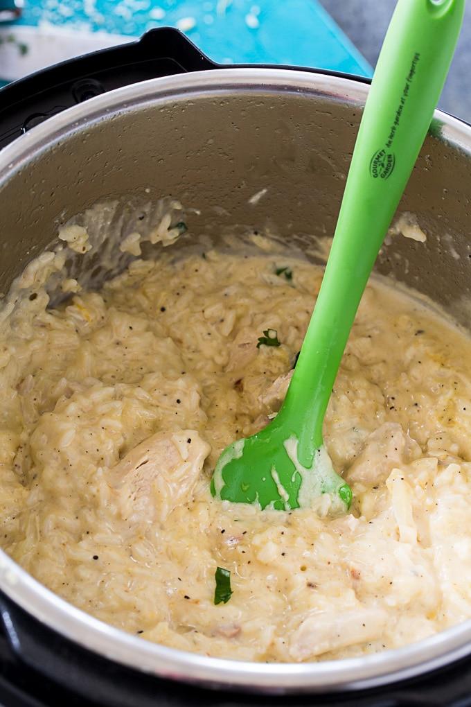 Instant Pot Garlic Parmesan Chicken and Rice