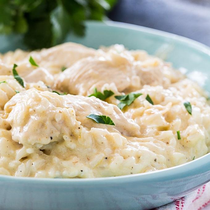 Instant Pot Garlic Parmesan Chicken and Rice
