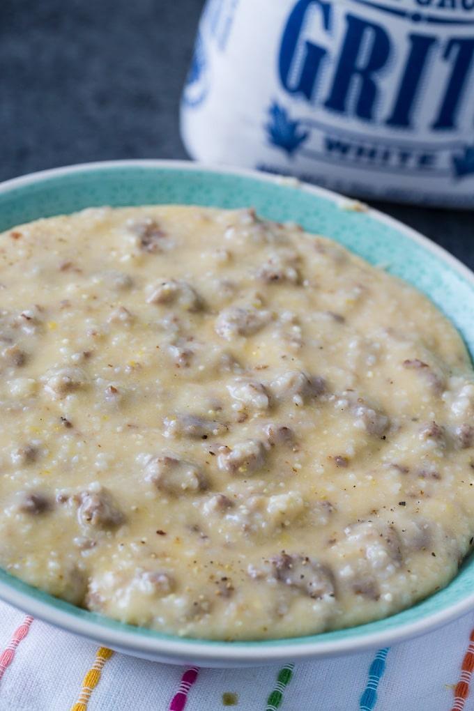 Instant Pot Sausage Grits