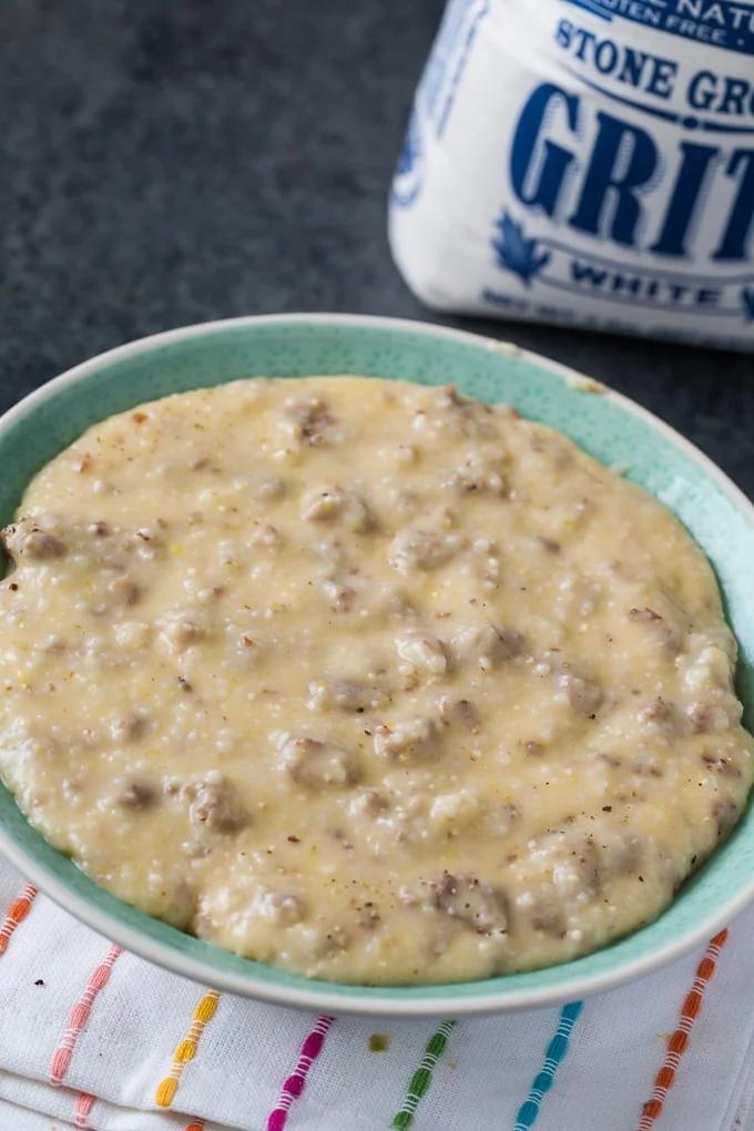 Instant Pot Sausage Grits