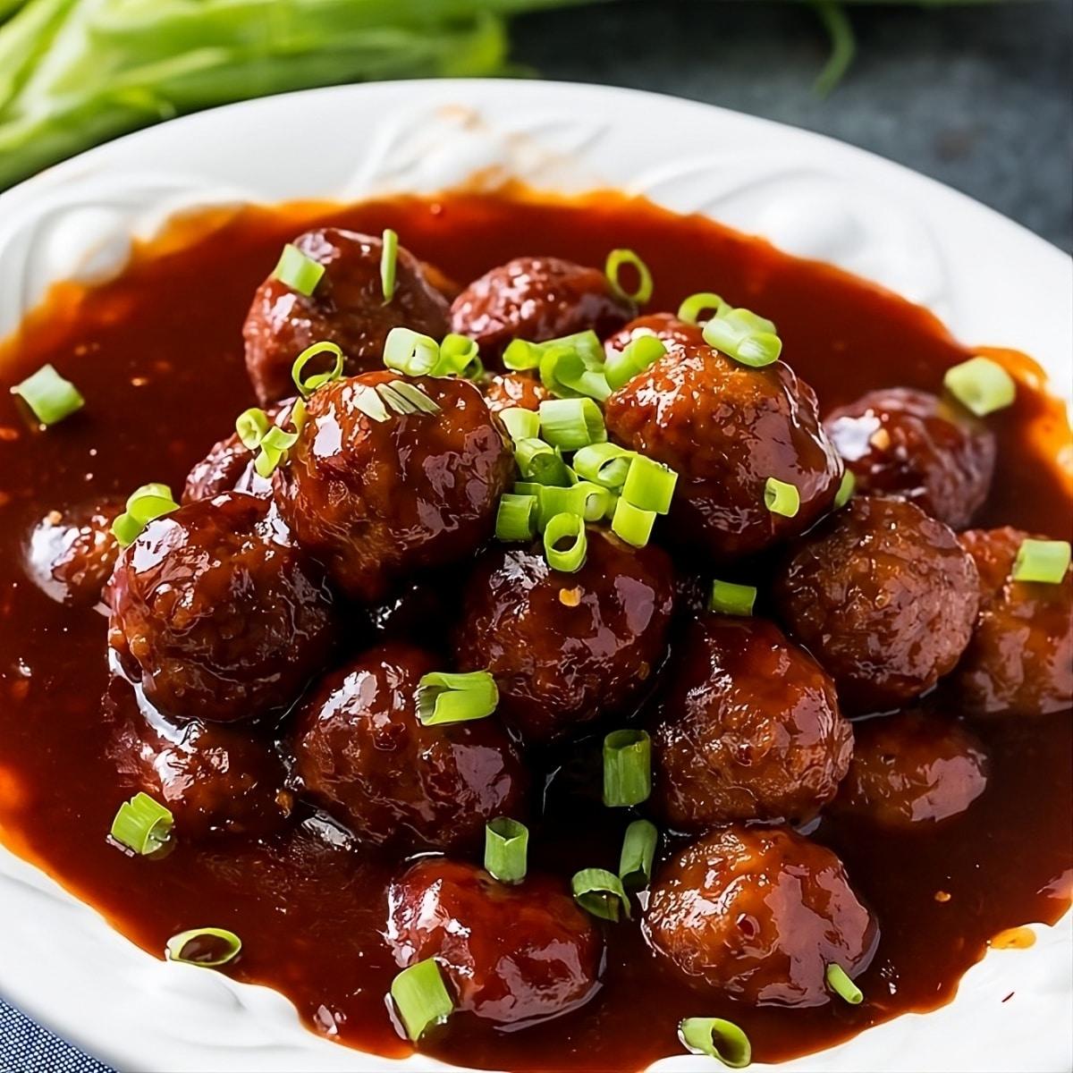 Instant Pot Sweet and Spicy Meatballs