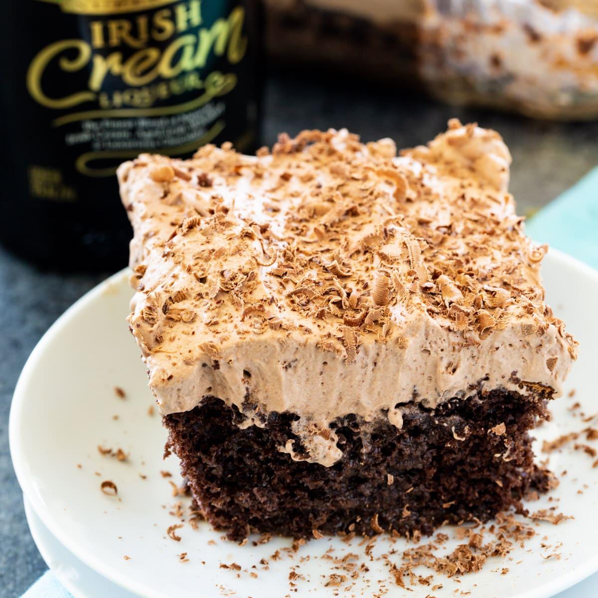 Irish Cream Poke Cake