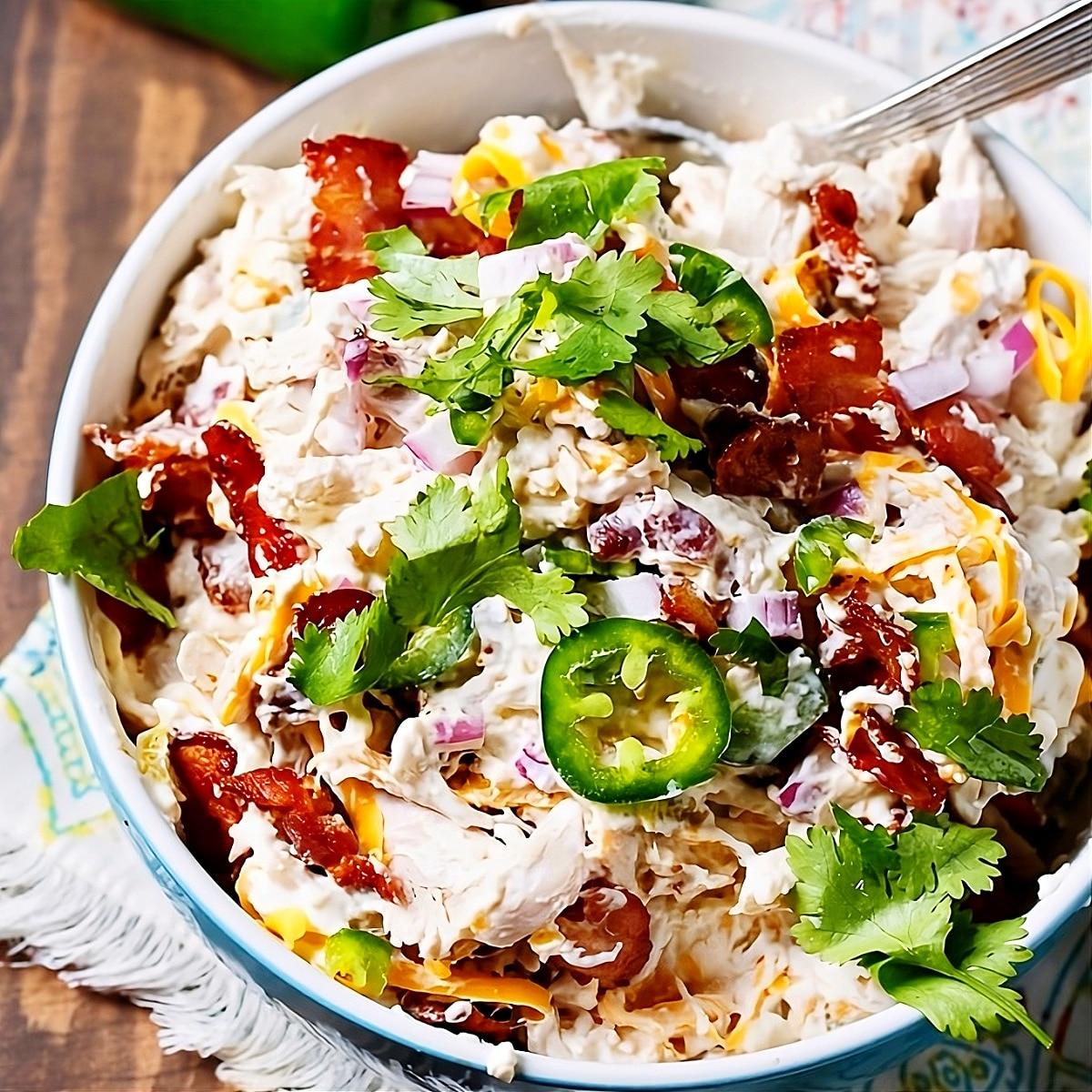 Jalapeno Popper Chicken Salad