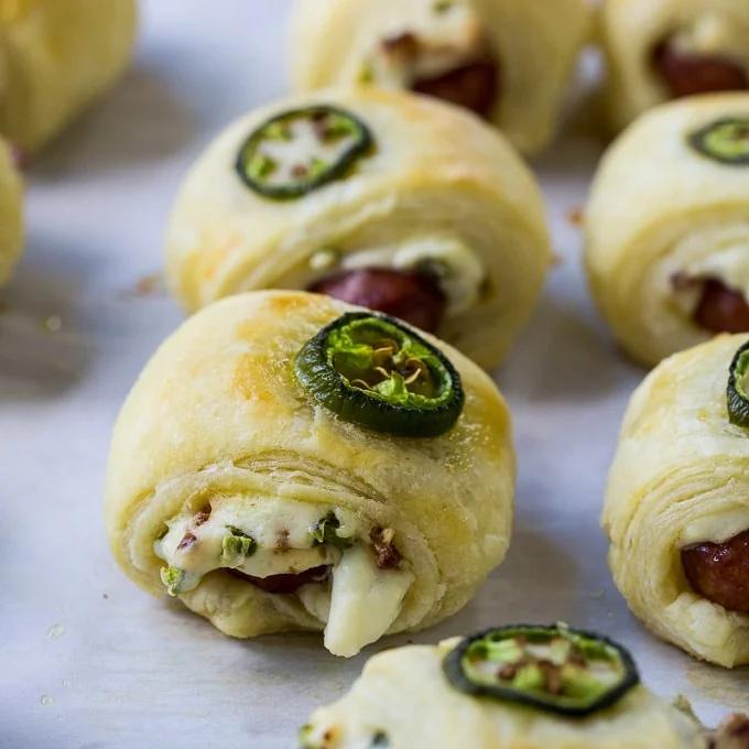Jalapeno Popper Pigs in a Blanket