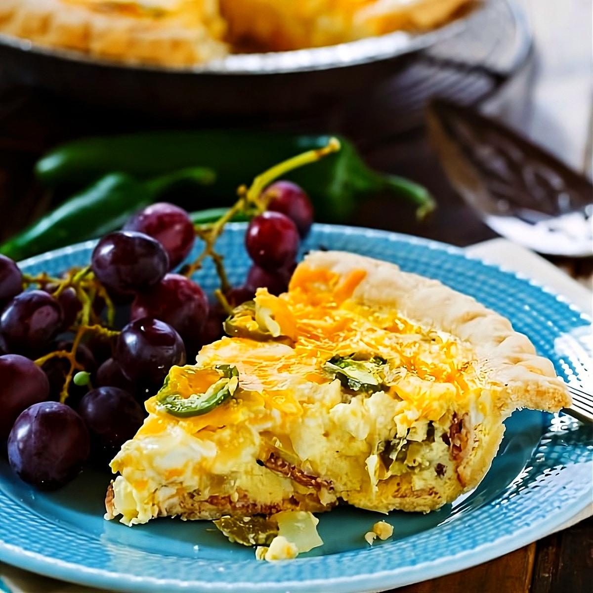 Jalapeno Popper Quiche