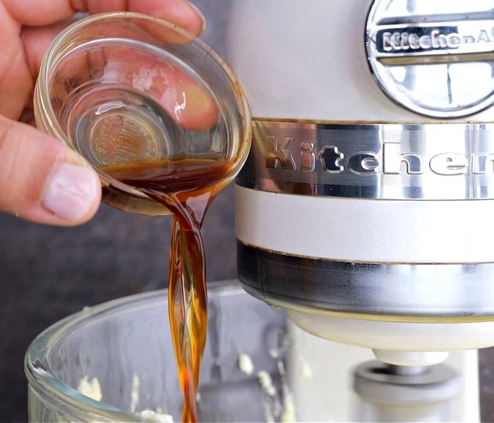 Adding the vanilla.