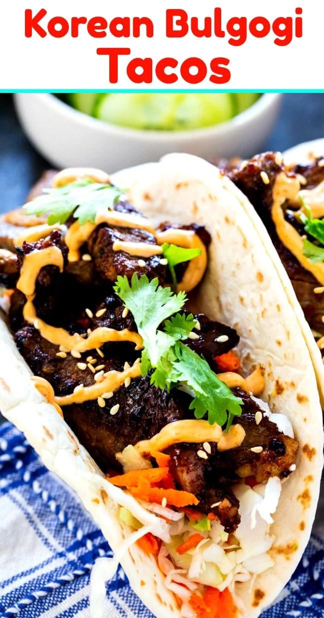 Korean Bulgogi Tacos
