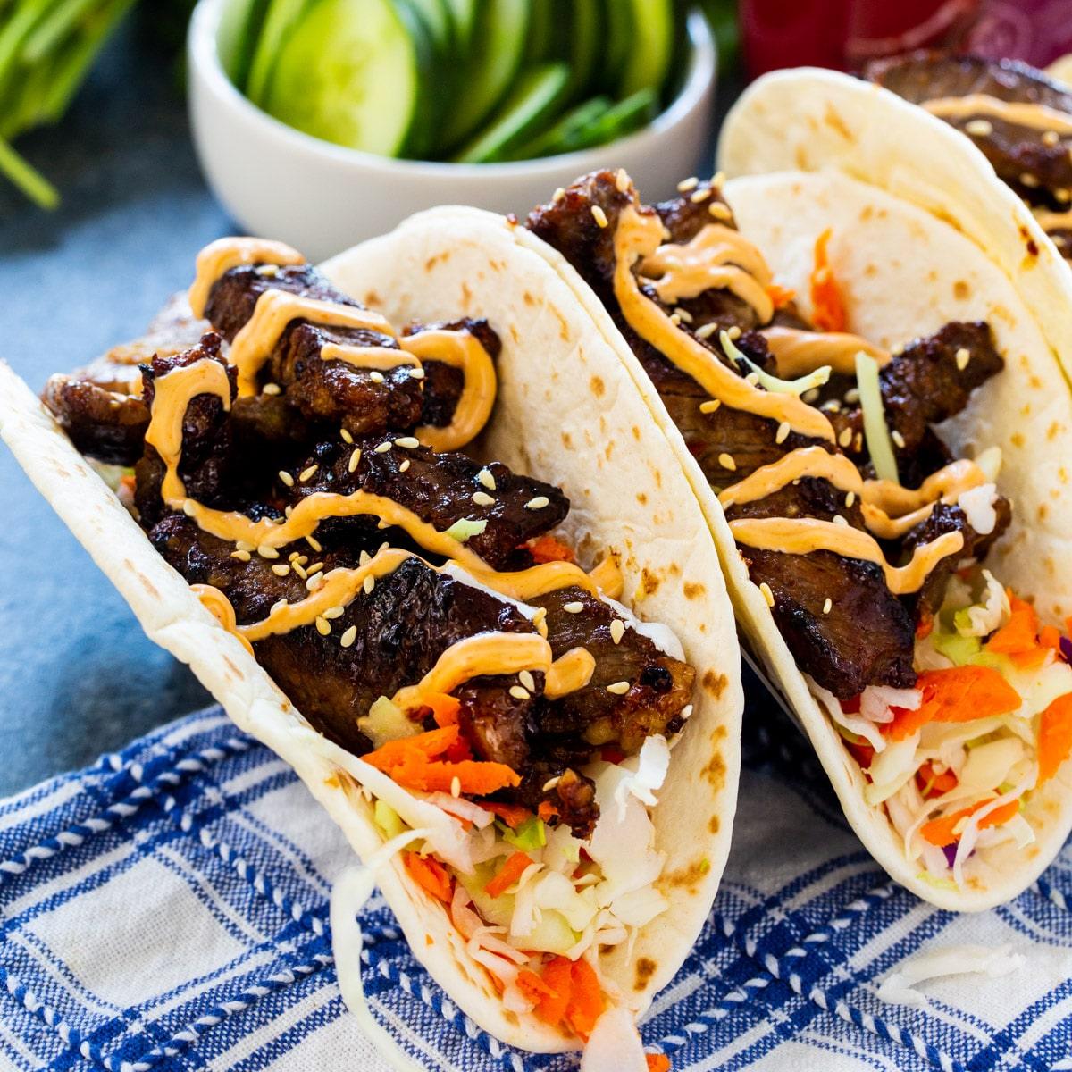 Korean Bulgogi Tacos