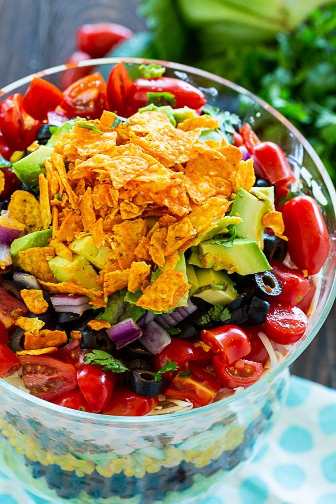 Layered Taco Salad