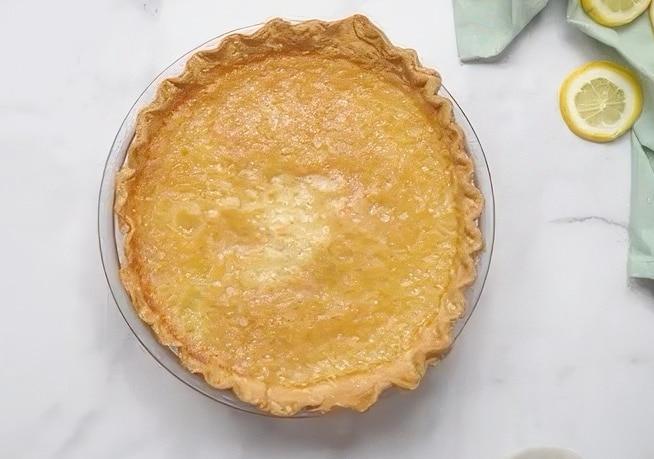 Baked pie.